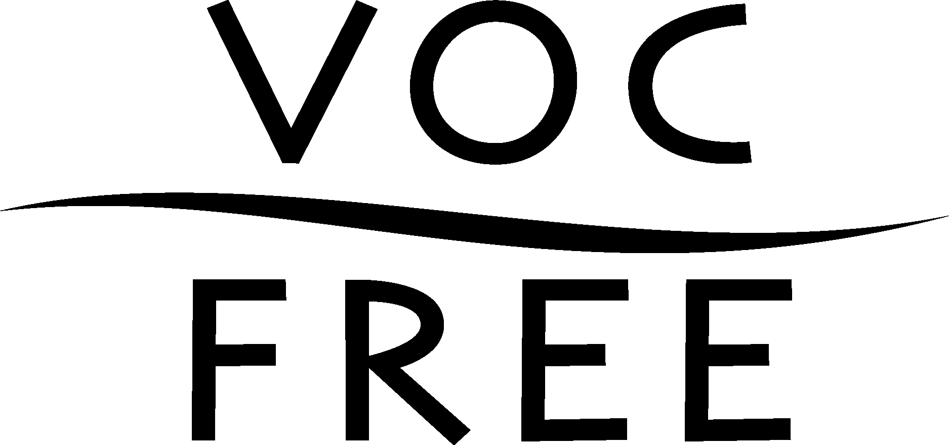 VOC FREE Black Logo Vector Logo